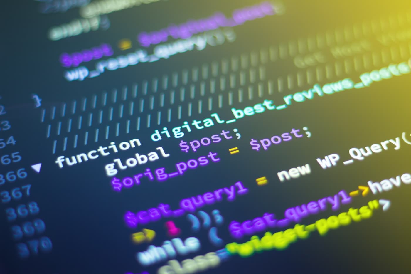 Developer writing code for intelligent software products