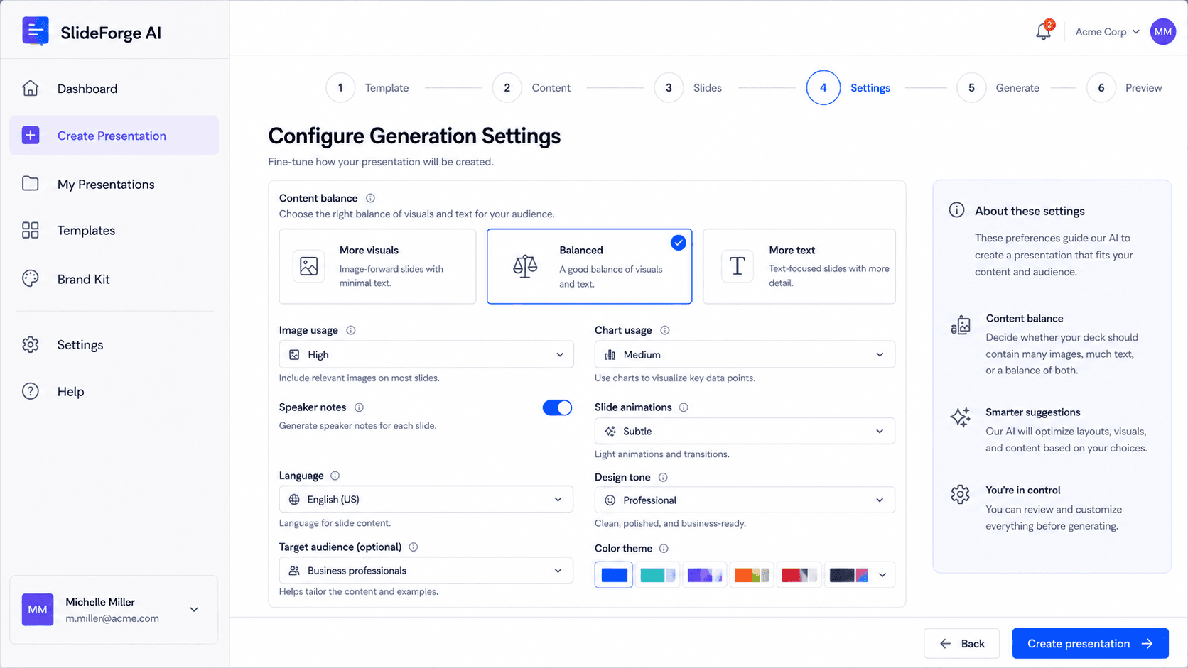 AI PowerPoint Generator Agent preview 4